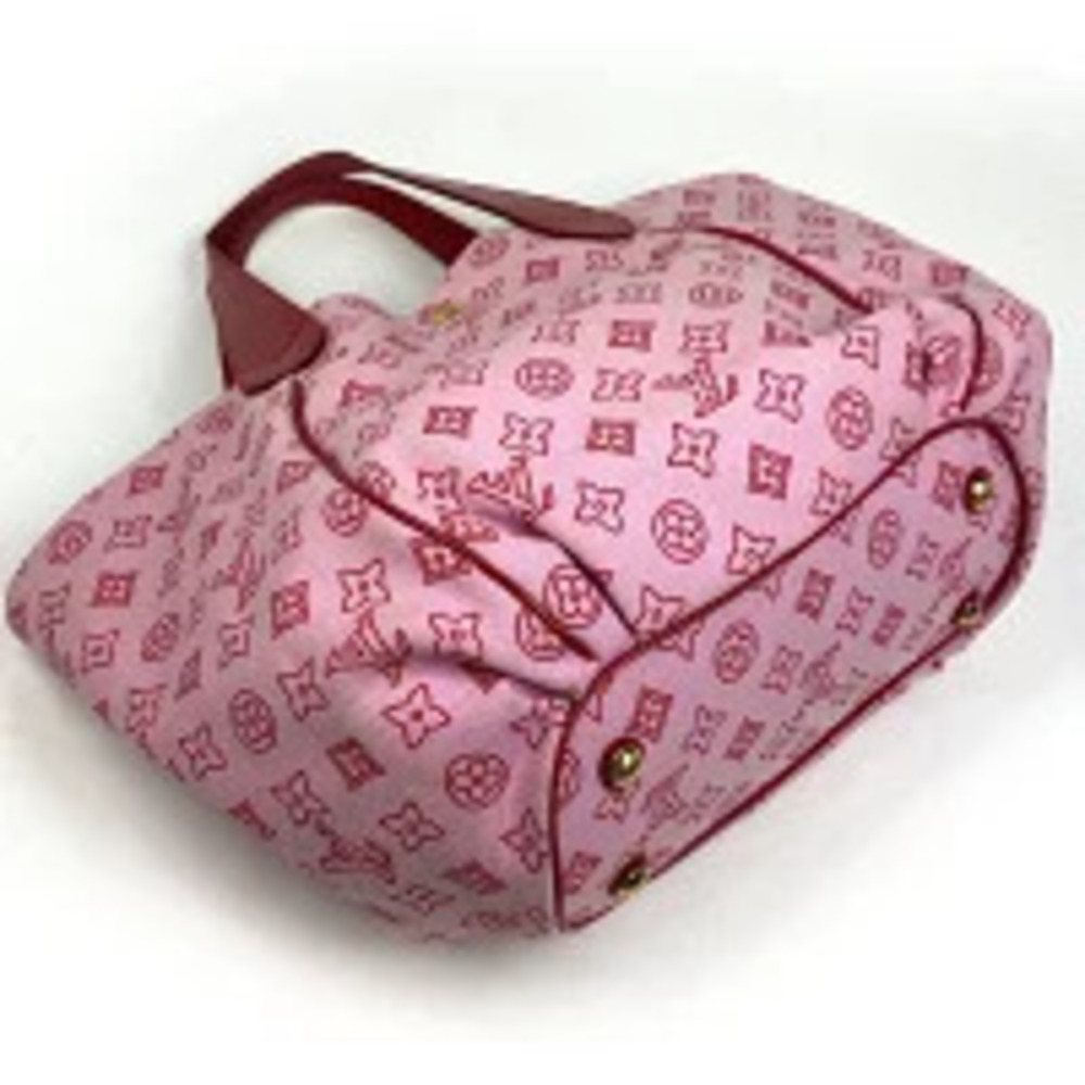 Louis Vuitton Tote Rose Ipanema Shoulder Canvas Bag Cabas Pink